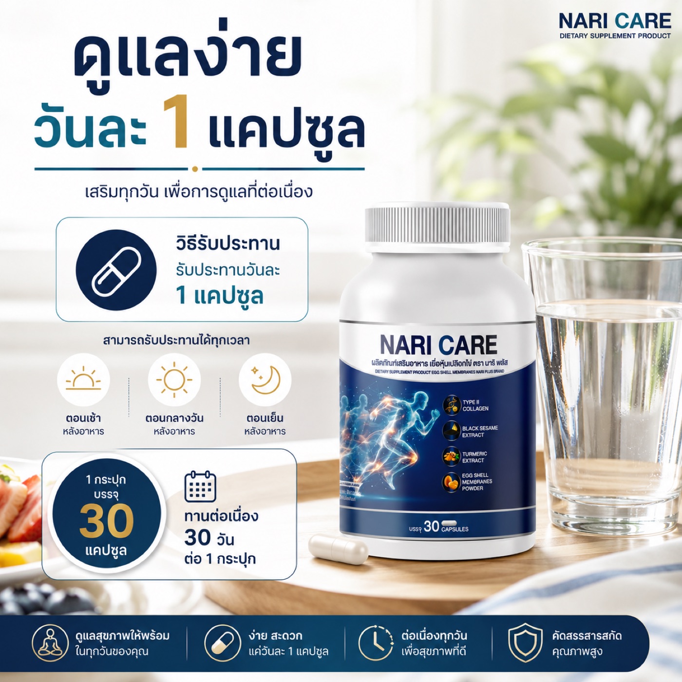 ตัวอย่างงานกราฟิกและป้าย AI NARI CARE ชิ้นที่ 3