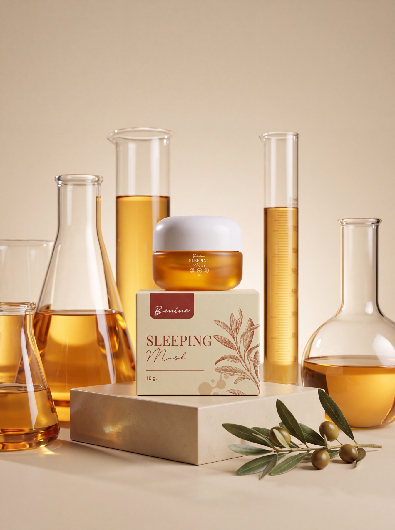 ตัวอย่างภาพถ่ายผลิตภัณฑ์ Benine Sleeping Mask ชิ้นที่ 2